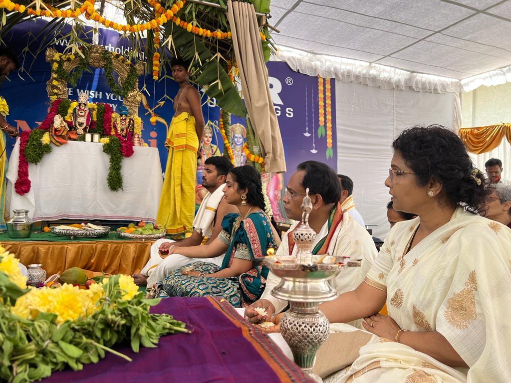 Ramnavami celebrations at Vinay Iconia Gated flats