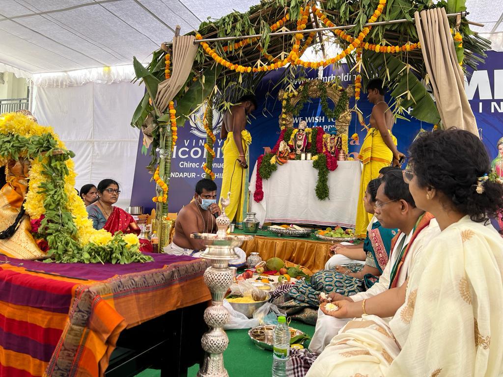 Ramnavami celebrations at Vinay Iconia Gated flats